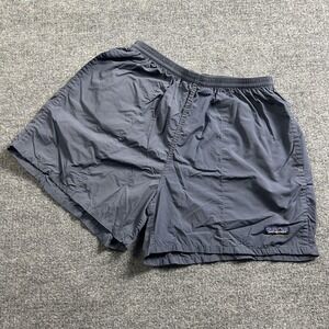Patagonia Swim Shorts Mens Large Blue Trunks Elastic Waist Lined Quick Dry